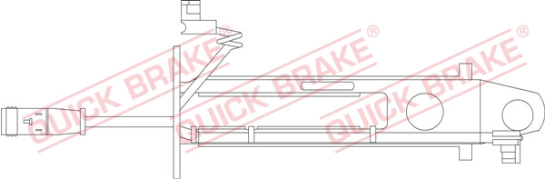 Czujnik zużycia klocka